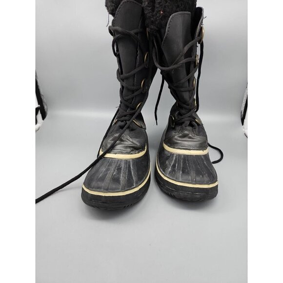 Womens Arctic Ridge Black Lace up Snow Boots women's 9 - Picture 4 of 8